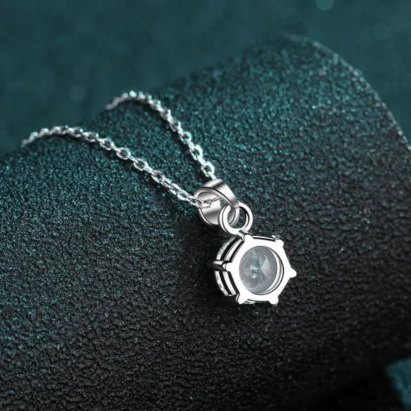 #Certified 5ct. t.w. Moissanite Diamond Solitaire Necklace NEW - Picture 9 of 12